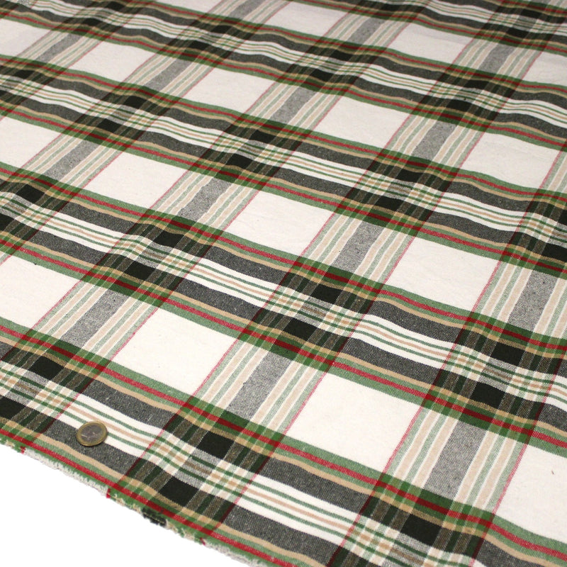 Tissu coton TARTAN EPAIS 100% COTON : 4 couleurs disponibles ! De magnifiques tartans pour vous - TissusPapi.com