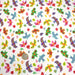 Tissu cotonnade blanc aux oiseaux multicolores - OEKO - TEX STANDARD 100 - TissusPapi.com