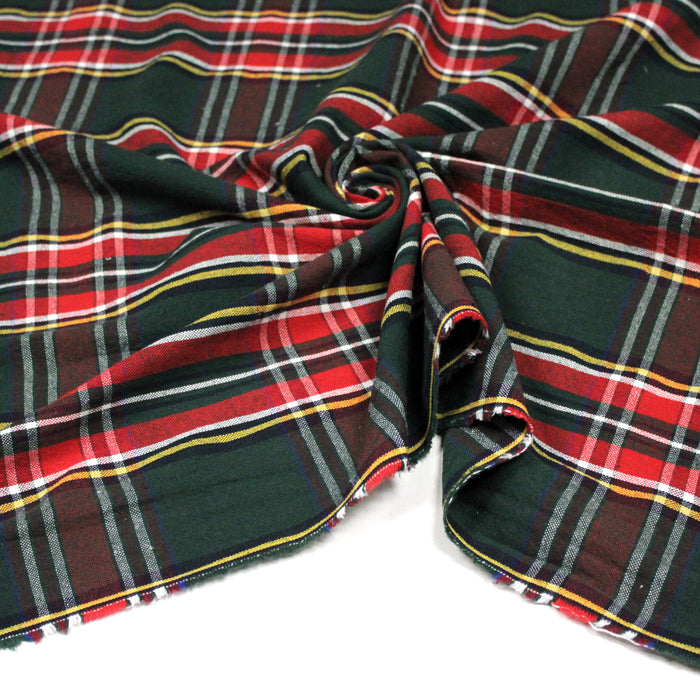 Tissu coton TARTAN EPAIS 100% COTON : 4 couleurs disponibles ! De magnifiques tartans pour vous