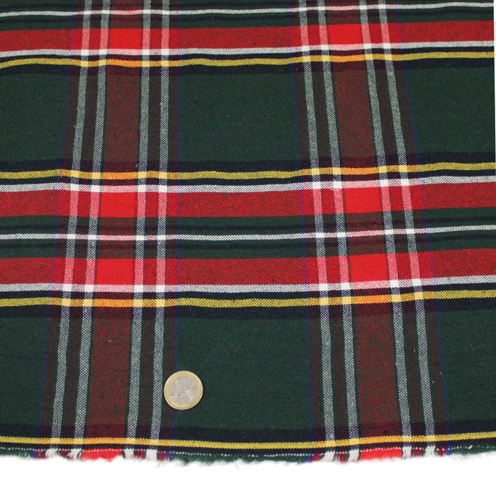 Tissu coton TARTAN EPAIS 100% COTON : 4 couleurs disponibles ! De magnifiques tartans pour vous