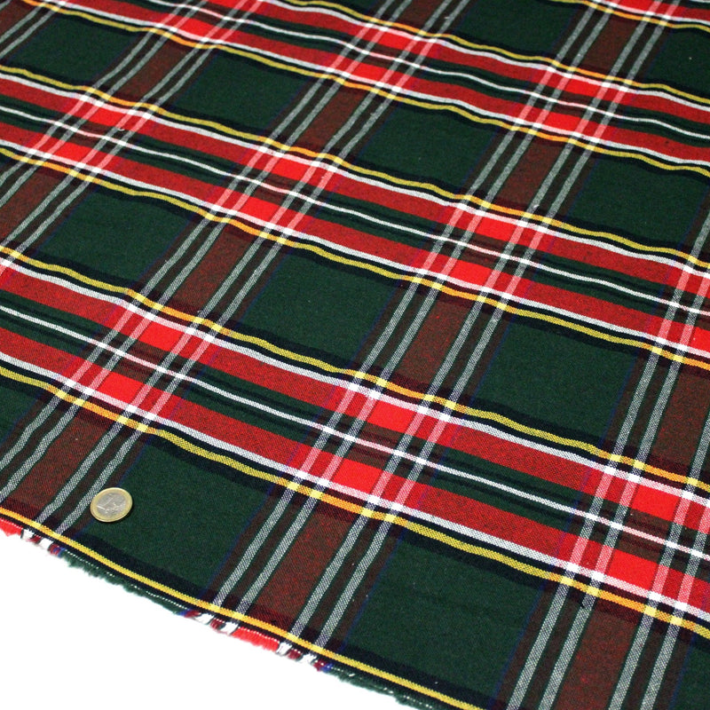 Tissu coton TARTAN EPAIS 100% COTON : 4 couleurs disponibles ! De magnifiques tartans pour vous - TissusPapi.com