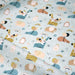 Tissu cotonnade enfant, ours & baudruches, tons bleus - OEKO - TEX STANDARD 100 - TissusPapi.com
