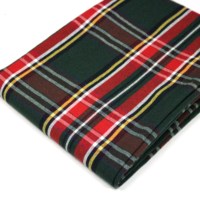Tissu coton TARTAN EPAIS 100% COTON : 4 couleurs disponibles ! De magnifiques tartans pour vous