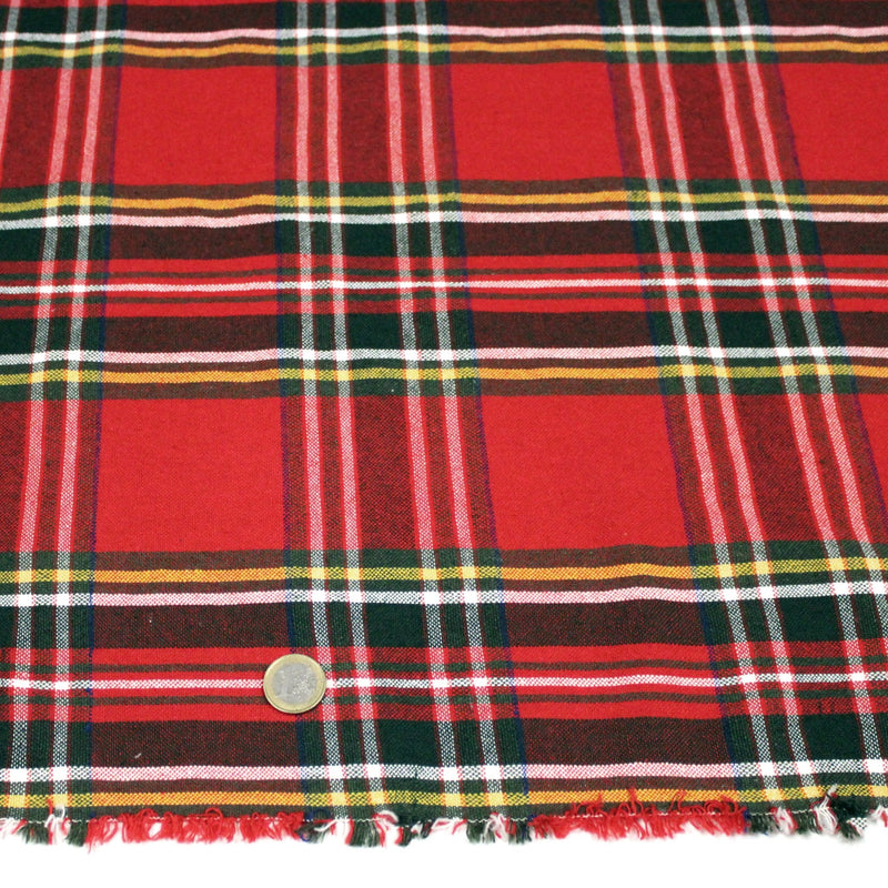 Tissu coton TARTAN EPAIS 100% COTON : 4 couleurs disponibles ! De magnifiques tartans pour vous - TissusPapi.com