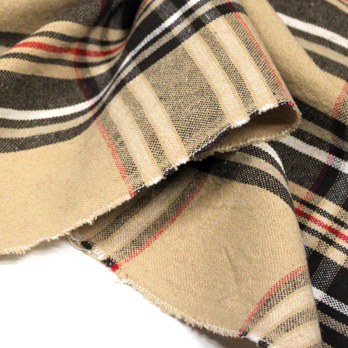 Tissu coton TARTAN EPAIS 100% COTON : 4 couleurs disponibles ! De magnifiques tartans pour vous