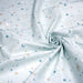 Tissu cotonnade enfant, LA VOIE LACTEE, les étoiles et la lune, tons bleus - OEKO - TEX STANDARD 100 - TissusPapi.com