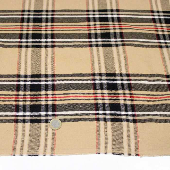 Tissu coton TARTAN EPAIS 100% COTON : 4 couleurs disponibles ! De magnifiques tartans pour vous