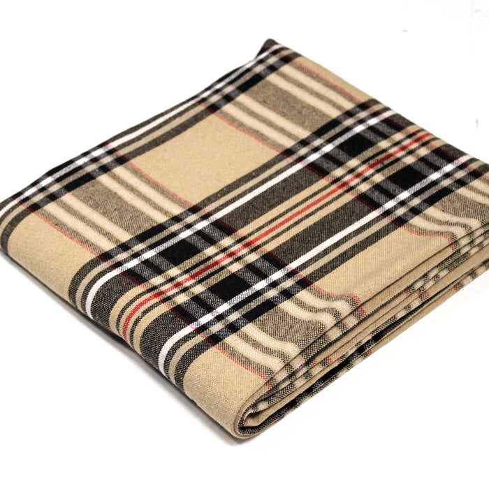 Tissu coton TARTAN EPAIS 100% COTON : 4 couleurs disponibles ! De magnifiques tartans pour vous