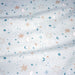 Tissu cotonnade enfant, LA VOIE LACTEE, les étoiles et la lune, tons bleus - OEKO - TEX STANDARD 100 - TissusPapi.com