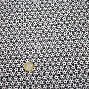 Tissu cotonnade enfant – Les ballons de foot - TissusPapi.com