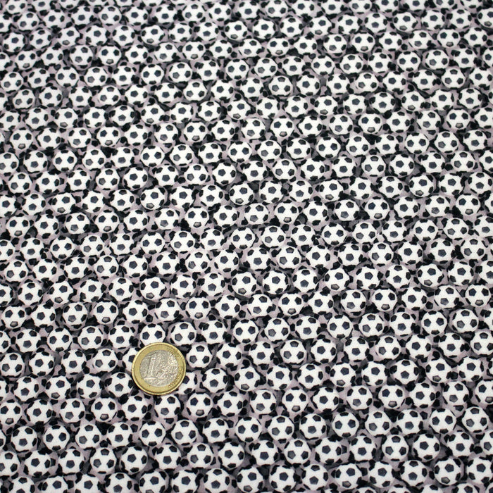 Tissu cotonnade enfant – Les ballons de foot - TissusPapi.com