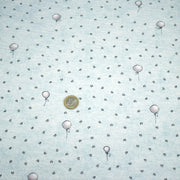 Tissu cotonnade enfant – Étoiles & ballons de baudruche – tons bleus - TissusPapi.com