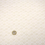 Tissu cotonnade enfant, les losanges en triangle ocres et écrus - OEKO - TEX STANDARD 100 - TissusPapi.com