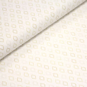 Tissu cotonnade enfant, les losanges en triangle ocres et écrus - OEKO - TEX STANDARD 100 - TissusPapi.com