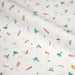 Tissu cotonnade enfant, la libellule et les fleurs - OEKO - TEX STANDARD 100 - TissusPapi.com