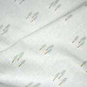 Tissu cotonnade enfant, les cyprès, fond vert pâle - OEKO - TEX STANDARD 100 - TissusPapi.com