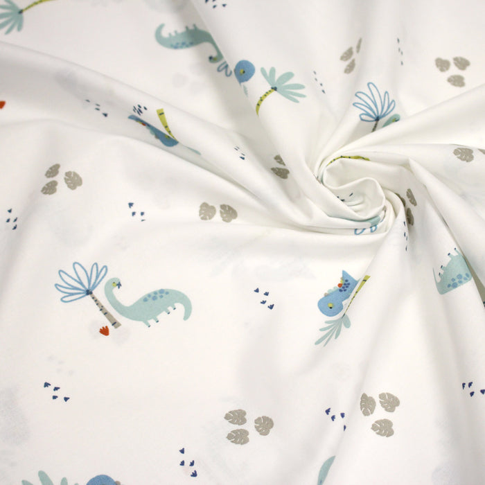 Tissu cotonnade enfant, constellation blanche, lune et étoiles fond vert clair - OEKO - TEX STANDARD 100 (Copie) - TissusPapi.com