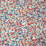 Tissu cotonnade fleurie ZELIE, fines fleurs & fond bleu ou blanc - OEKO - TEX - TissusPapi.com
