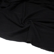 Tissu velours de laine noir uni - Fabrication italienne - TissusPapi.com