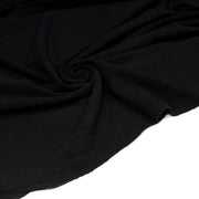 Tissu velours de laine noir uni - Fabrication italienne - TissusPapi.com