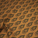 Tissu coton fin imprimé INDIENNES, ocre et motif Kalahari paisley vert - STANDARD 100 OEKO - TEX - TissusPapi.com
