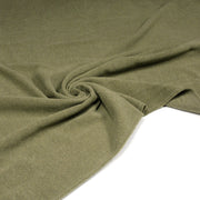 Tissu lainage vert kaki uni - Fabrication italienne - TissusPapi.com