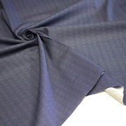 Tissu cotonnade motif japonais SEIGAIHA : écru/bleu et bleu/écru - COLLECTION JAPON INDIGO - TissusPapi.com