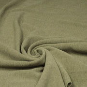 Tissu lainage vert kaki uni - Fabrication italienne - TissusPapi.com