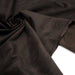 Tissu velours côtelés élasthanne marron chocolat, rayures diagonales - TissusPapi.com