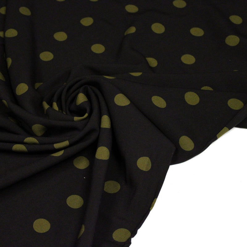 Tissu Viscose fluide à pois : nombreuses couleurs – STANDARD 100 OEKO-TEX - TissusPapi.com