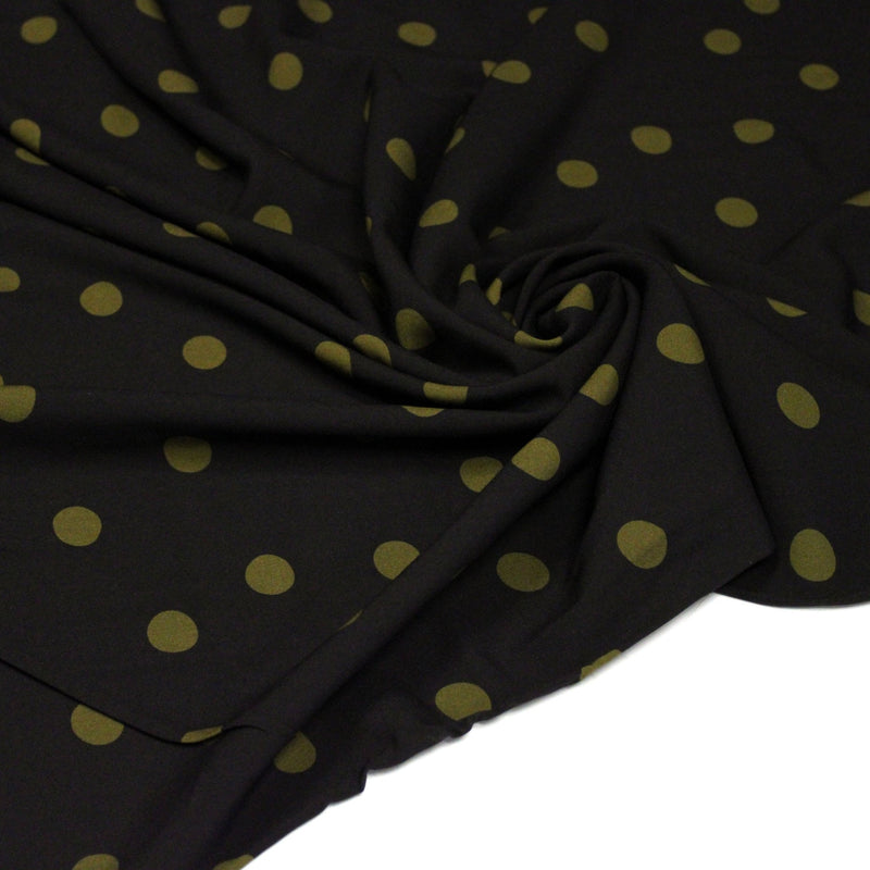 Tissu Viscose fluide à pois : nombreuses couleurs – STANDARD 100 OEKO-TEX - TissusPapi.com