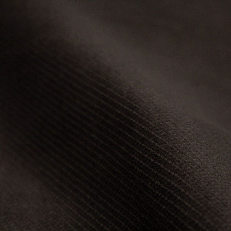 Tissu velours côtelés élasthanne marron chocolat, rayures diagonales - TissusPapi.com