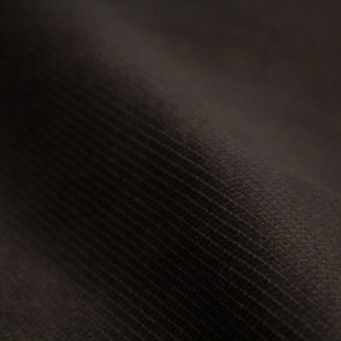 Tissu velours côtelés élasthanne marron chocolat, rayures diagonales - TissusPapi.com