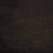 Tissu velours côtelés élasthanne marron chocolat, rayures diagonales - TissusPapi.com