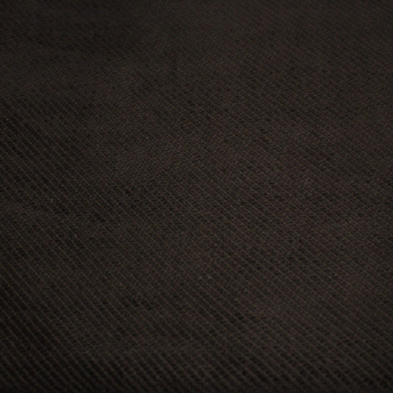 Tissu velours côtelés élasthanne marron chocolat, rayures diagonales - TissusPapi.com