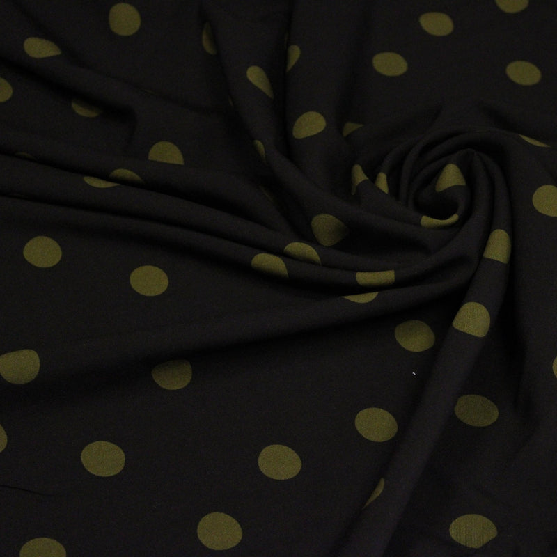 Tissu Viscose fluide à pois : nombreuses couleurs – STANDARD 100 OEKO-TEX - TissusPapi.com
