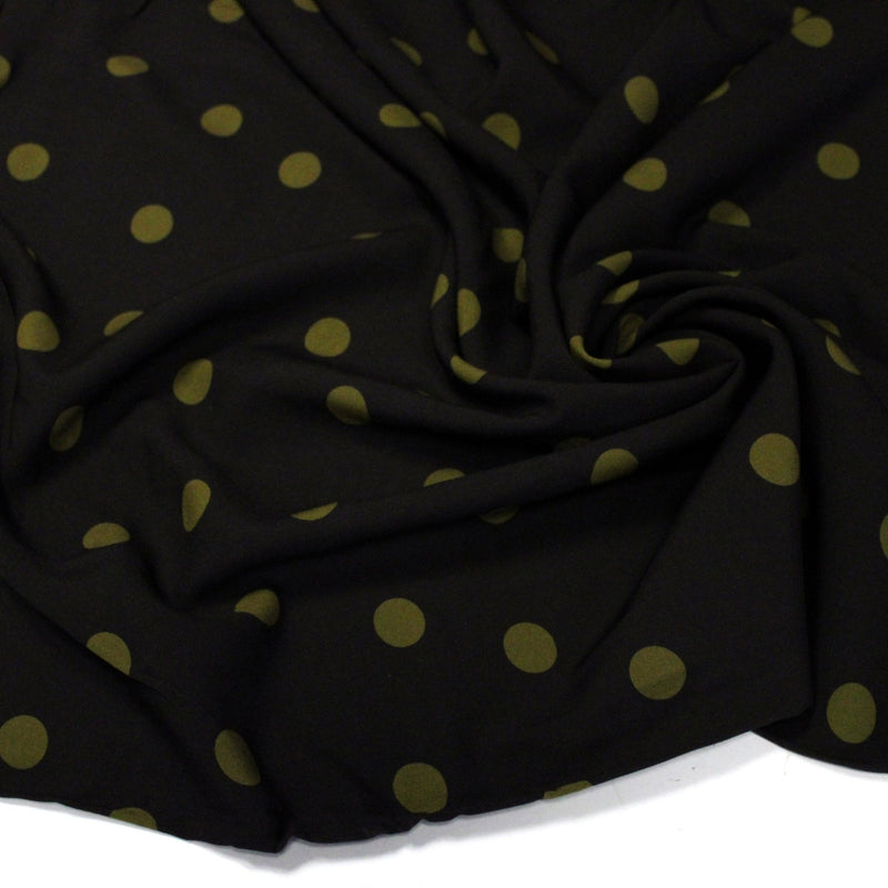 Tissu Viscose fluide à pois : nombreuses couleurs – STANDARD 100 OEKO-TEX - TissusPapi.com