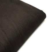 Tissu velours côtelés élasthanne marron chocolat, rayures diagonales - TissusPapi.com