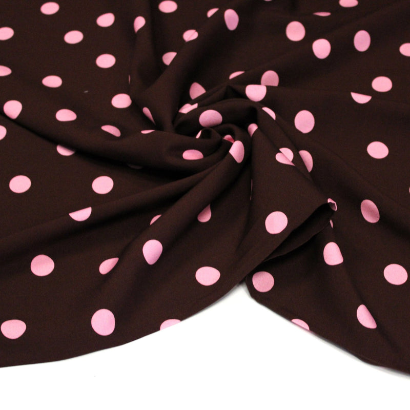 Tissu Viscose fluide à pois : nombreuses couleurs – STANDARD 100 OEKO-TEX - TissusPapi.com