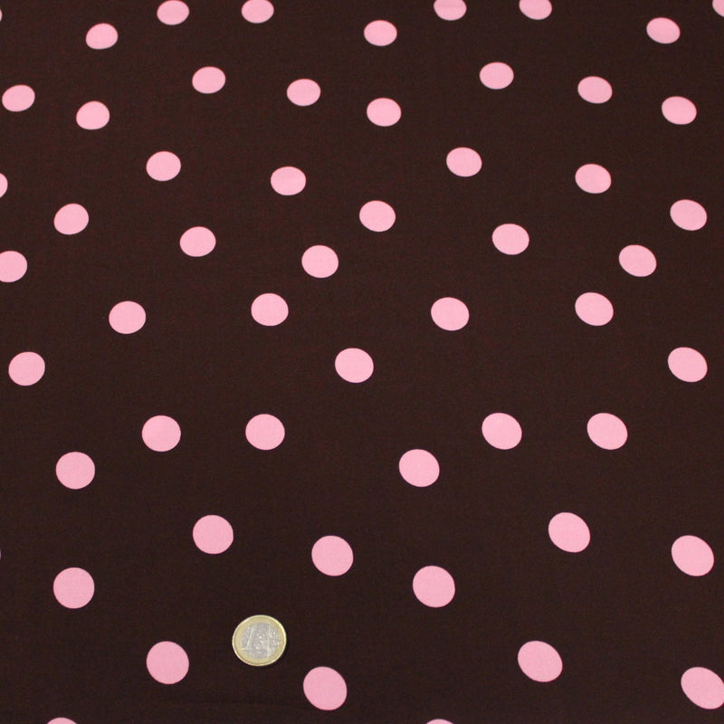 Tissu Viscose fluide à pois : nombreuses couleurs – STANDARD 100 OEKO-TEX - TissusPapi.com