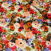 Tissu Viscose fluide BOUQUET CHAMPÊTRE fleurs multicolore – STANDARD 100 OEKO-TEX - TissusPapi.com