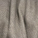 Tissu tweed laine chevrons taupe & gris bleu - Fabrication française - TissusPapi.com