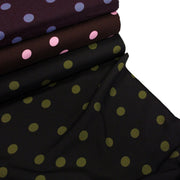 Tissu Viscose fluide à pois : nombreuses couleurs – STANDARD 100 OEKO-TEX - TissusPapi.com