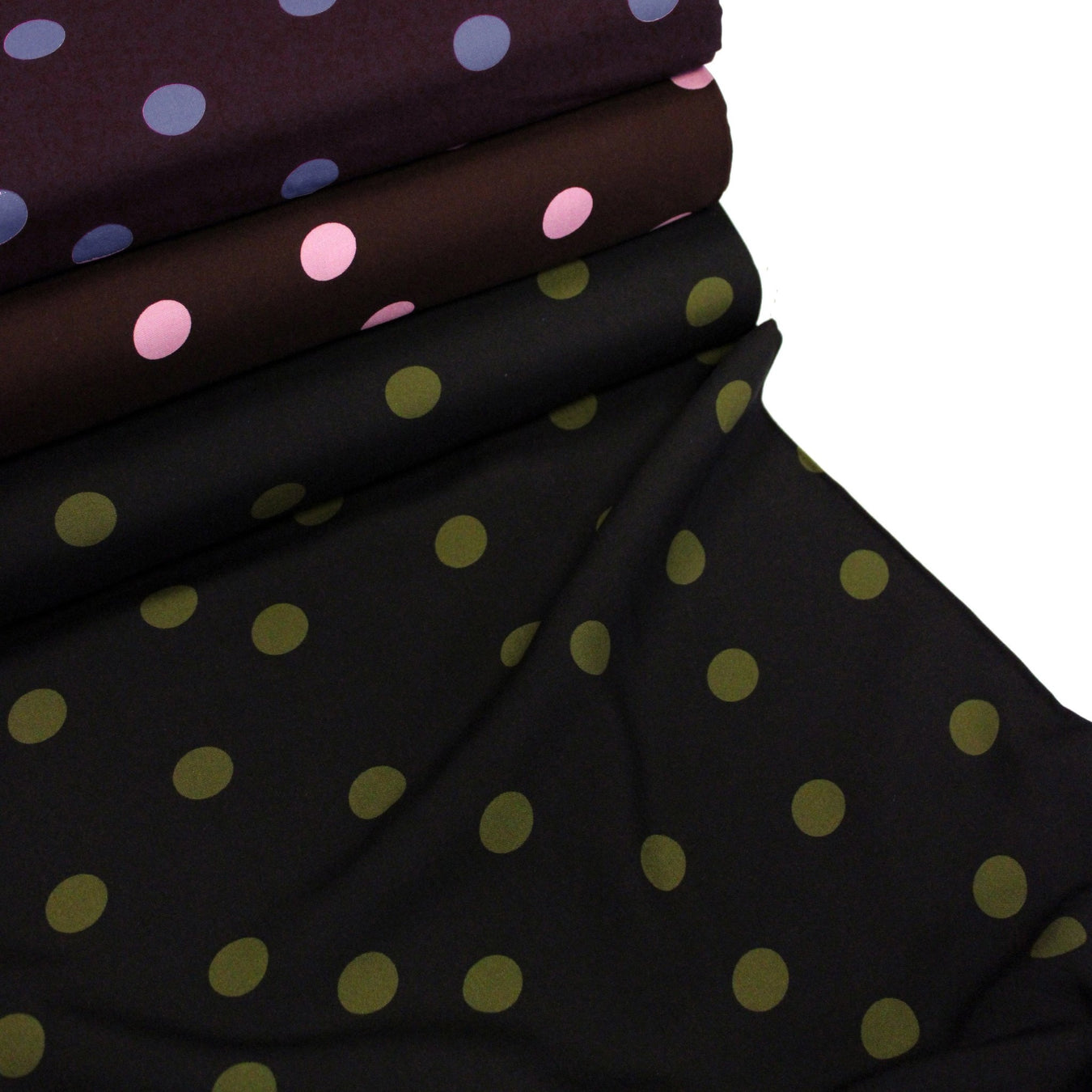 Tissu Viscose fluide à pois : nombreuses couleurs – STANDARD 100 OEKO-TEX - TissusPapi.com