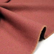 Tissu lainage vieux rose aux fines rayures - Fabrication française - TissusPapi.com