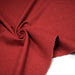 Tissu lainage tweed rouge faux - uni - Fabrication française - TissusPapi.com