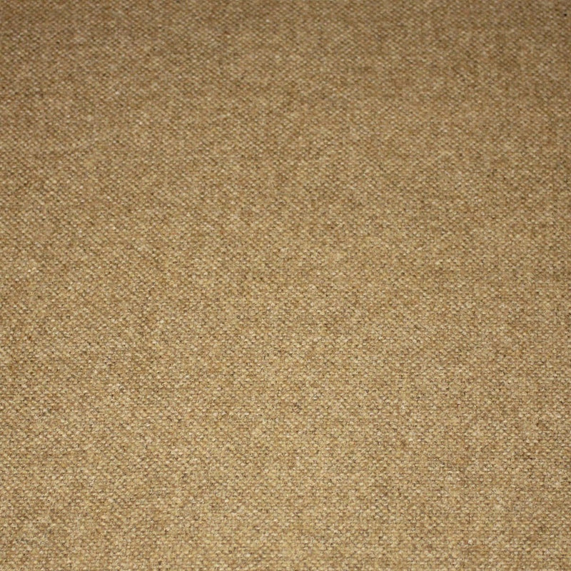Tissu lainage tweed ocre faux - uni - Fabrication française - TissusPapi.com