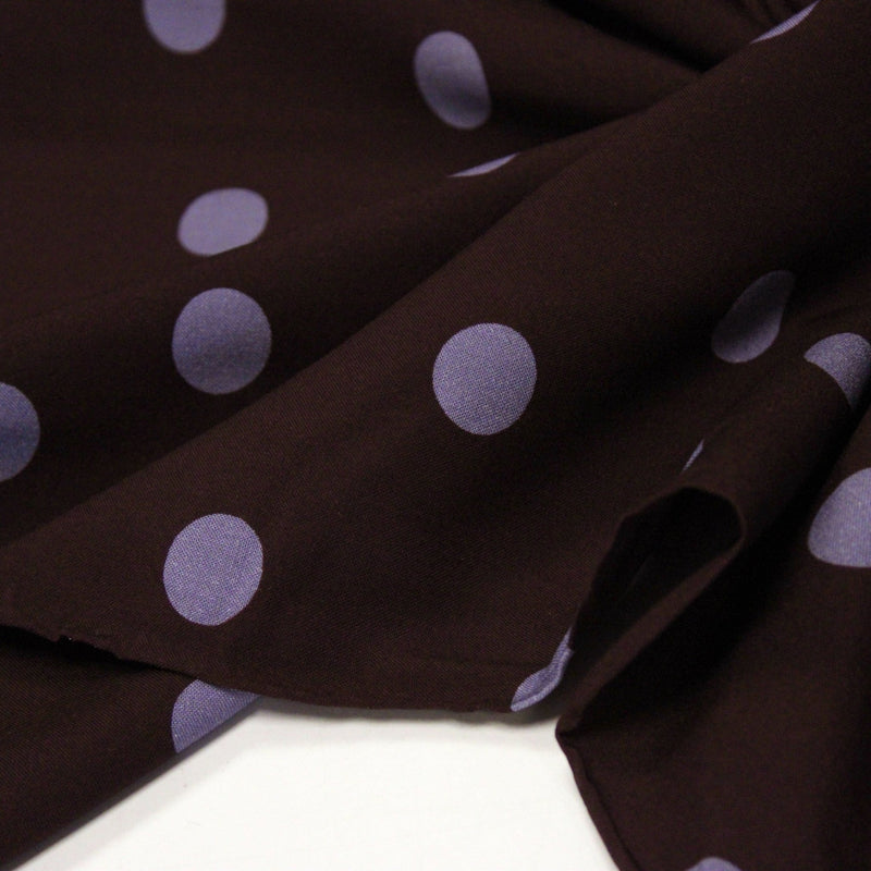 Tissu Viscose fluide à pois : nombreuses couleurs – STANDARD 100 OEKO-TEX - TissusPapi.com