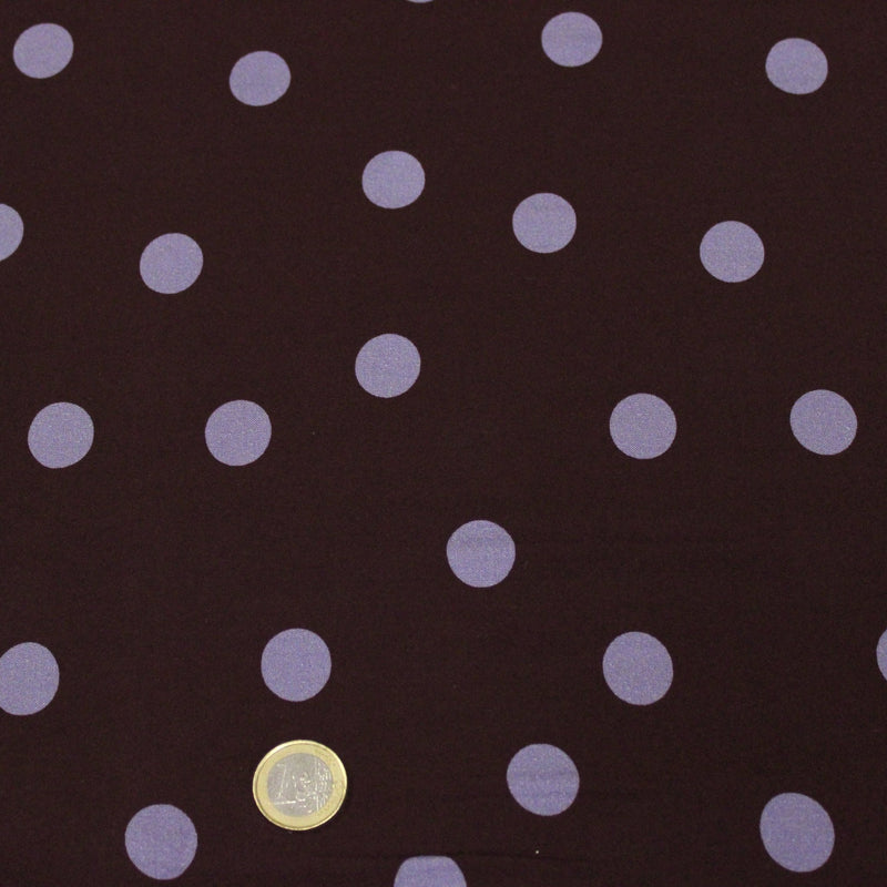 Tissu Viscose fluide à pois : nombreuses couleurs – STANDARD 100 OEKO-TEX - TissusPapi.com