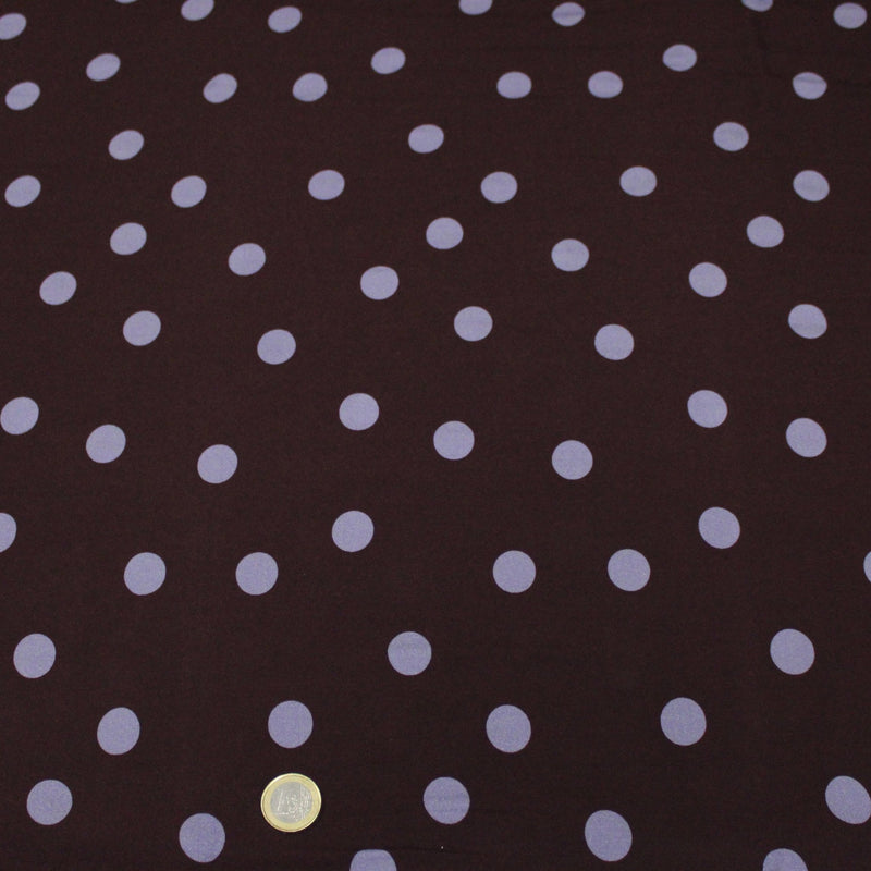 Tissu Viscose fluide à pois : nombreuses couleurs – STANDARD 100 OEKO-TEX - TissusPapi.com